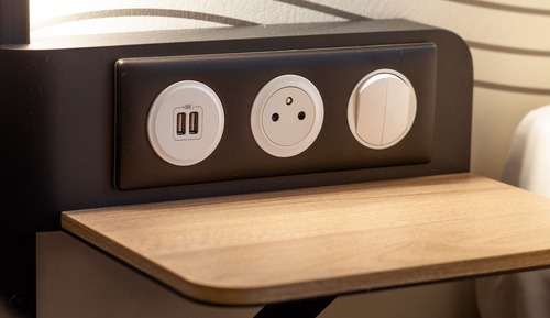 Chambre Double, accessible aux personnes à mobilité réduite, non-fumeurs