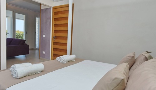 Appartement Deluxe, 1 lit double, accès piscine, vue mer