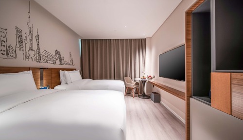 Chambre avec lits jumeaux