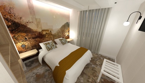 Chambre Familiale - Vue sur le château