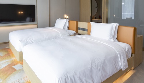 Chambre Premium, 2 lits une place (Courtyard Access)