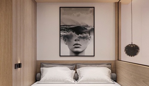 Chambre Familiale, 1 chambre, balcon, vue partielle sur le lac