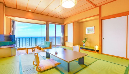 Chambre Standard, non-fumeurs, vue océan (Japanese-Style Room, Indoor Bath)
