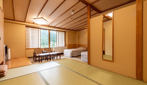 Chambre Standard avec lits jumeaux, non-fumeurs (Japanese-Western, Indoor Bath)