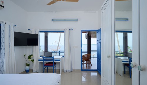 Chambre Quadruple, 4 chambres, non-fumeurs, vue lac