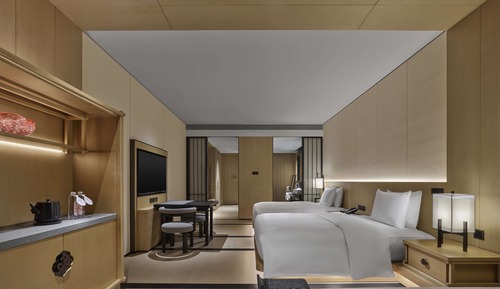 Chambre, 2 lits une place