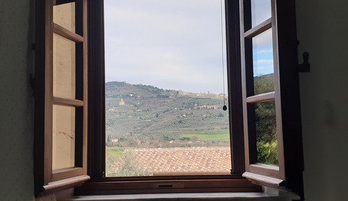 Chambre Double ou avec lits jumeaux, vue colline
