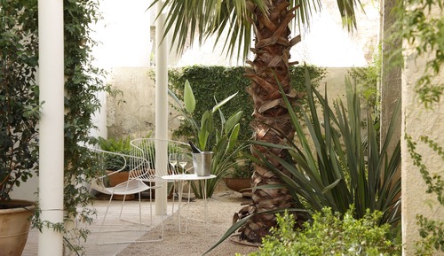 Chambre Standard Double ou avec lits jumeaux, patio