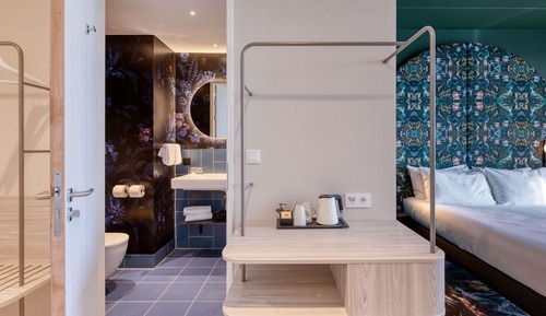 Chambre, 1 lit double, vue parc