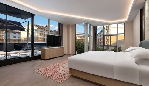 Suite, 1 très grand lit, non-fumeurs, terrasse