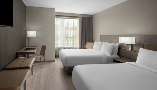 Chambre, 2 grands lits