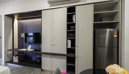 Studio Deluxe, 1 grand lit, vue ville