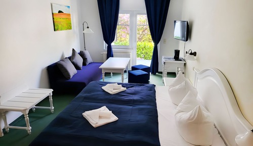 Chambre Double Majestueuse, baignoire à jets