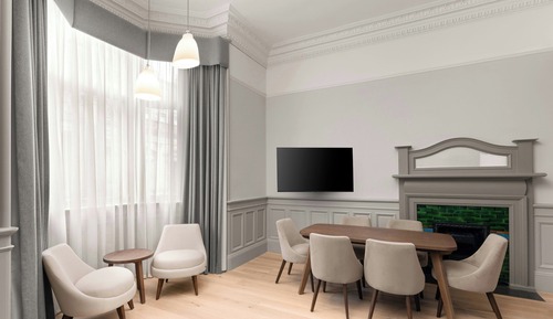 Suite, 1 très grand lit, vue ville