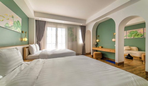 Chambre Familiale, vue océan