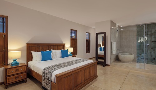 Chambre Double Junior, baignoire, vue ville