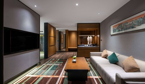 Chambre, 1 très grand lit, vue jardin