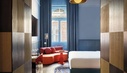Chambre, 1 très grand lit, non-fumeurs, vue ville