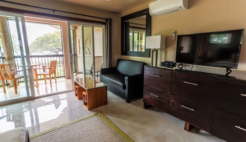 Suite Studio Luxe, 1 très grand lit, vue plage, en front de mer