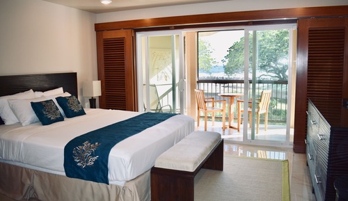 Suite Studio Luxe, 1 très grand lit, vue plage, en front de mer