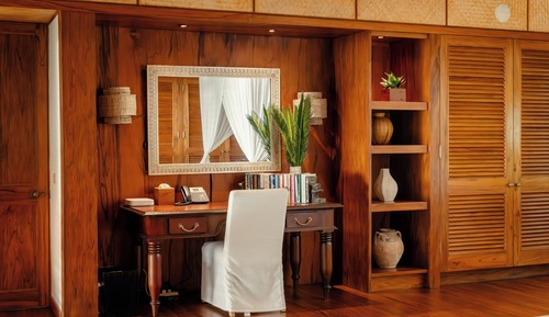 Chambre, 1 très grand lit, vue océan
