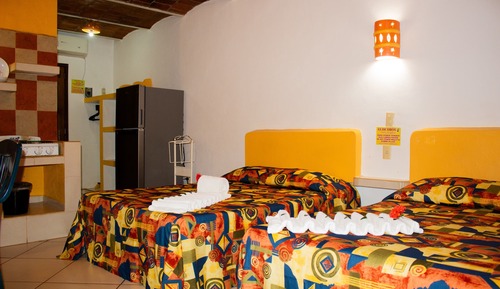Chambre Quadruple Économique, coin cuisine