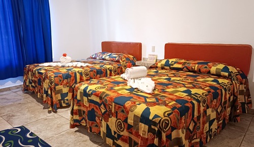 Chambre Quadruple Confort, plusieurs lits, coin cuisine