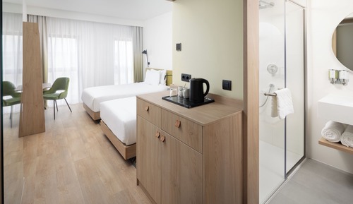 Chambre avec lits jumeaux