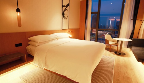 Chambre « Premier », 1 très grand lit, vue ville