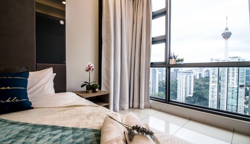 Appartement Romantique, 1 chambre, vue ville