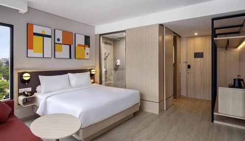 Chambre Premium, 1 lit double et 1 canapé-lit