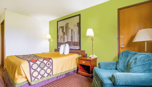 Chambre, 1 grand lit, fumeurs