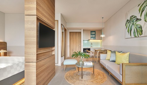 Appartement Standard, 1 chambre, piscine privée, vue jardin (Residences, Pool)