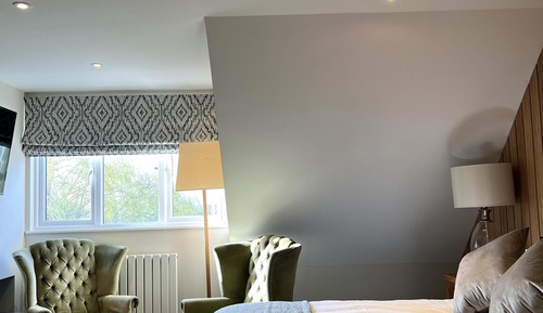 Chambre Deluxe, 1 très grand lit, vue fleuve