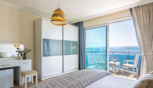 Chambre Supérieure Double ou avec lits jumeaux, 1 chambre, vue mer