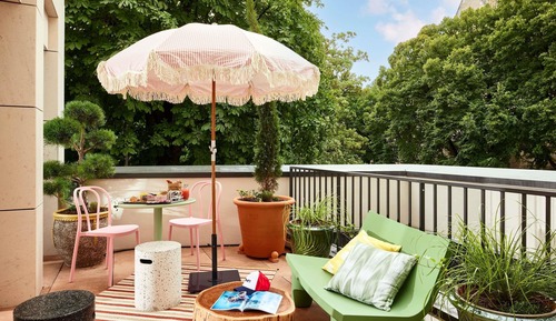 Chambre, 1 très grand lit, terrasse (XXL Mama)