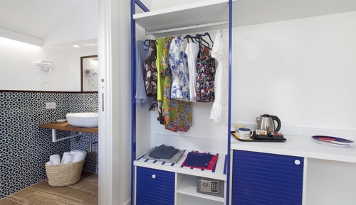 Chambre Deluxe, 1 grand lit, terrasse, vue mer