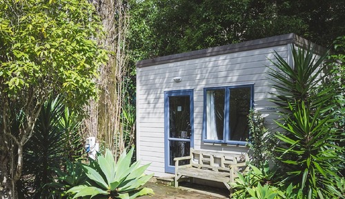 Cabane Standard, salle de bains commune