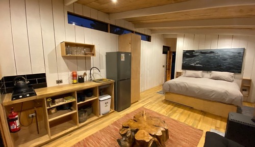 Cabane Familiale, 1 chambre, salle de bains privée, vue mer