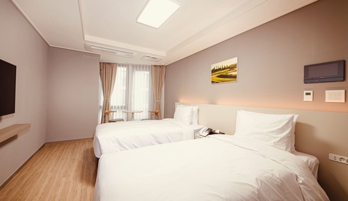 [Eco Plan] Deluxe Twin Room (No Cleaning Service Included during stay-bedding & towel change fee)