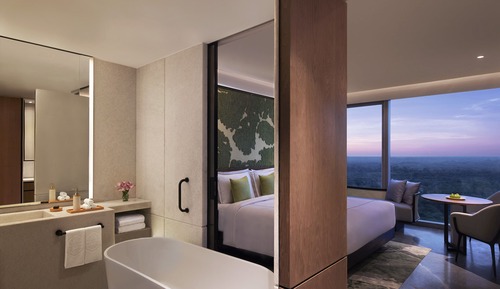Chambre Luxe, 1 très grand lit, avec vue (Serene Views of Mangrove Forest)