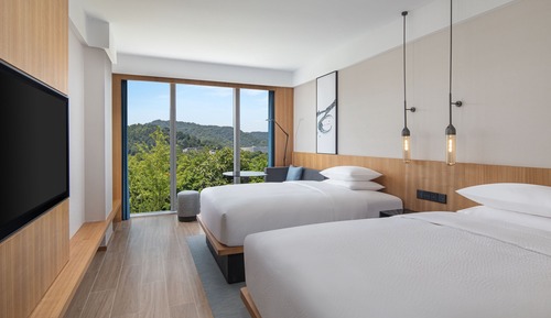 Chambre Standard, 2 lits une place, vue ville