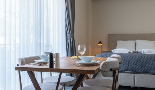 Studio Deluxe, 1 grand lit, coin cuisine