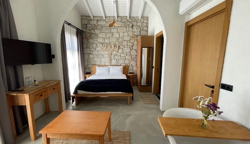 Chambre Quadruple Exclusive, 1 chambre, baignoire, vue piscine