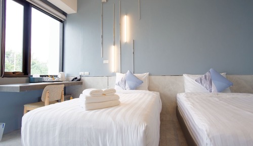 Chambre avec lits jumeaux