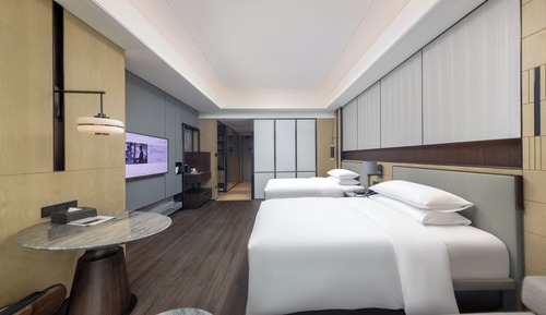 Chambre Deluxe, 2 lits doubles, vue ville