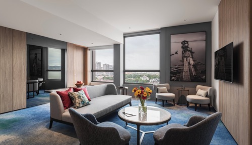 Suite, 2 chambres, accessible aux personnes à mobilité réduite, vue mer (Club Lounge Access)