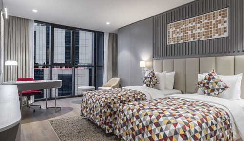 Chambre Standard, 1 lit une place, vue ville