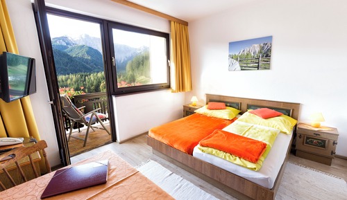Chambre Simple, 1 lit une place, balcon, vue montagne