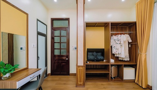 Chambre Double, vue partielle sur l'océan